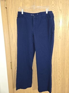 St. John's Bay Navy Straight-Leg Trousers